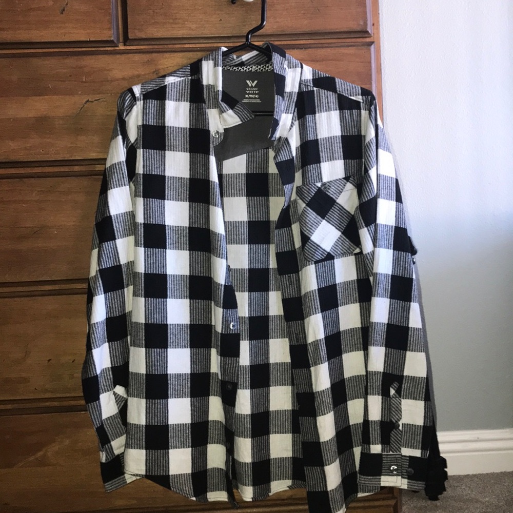 Black And White Striped Shirt